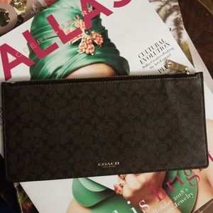 Coach slim envelope.